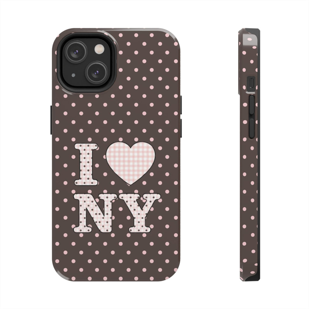 polkadot ny phone case