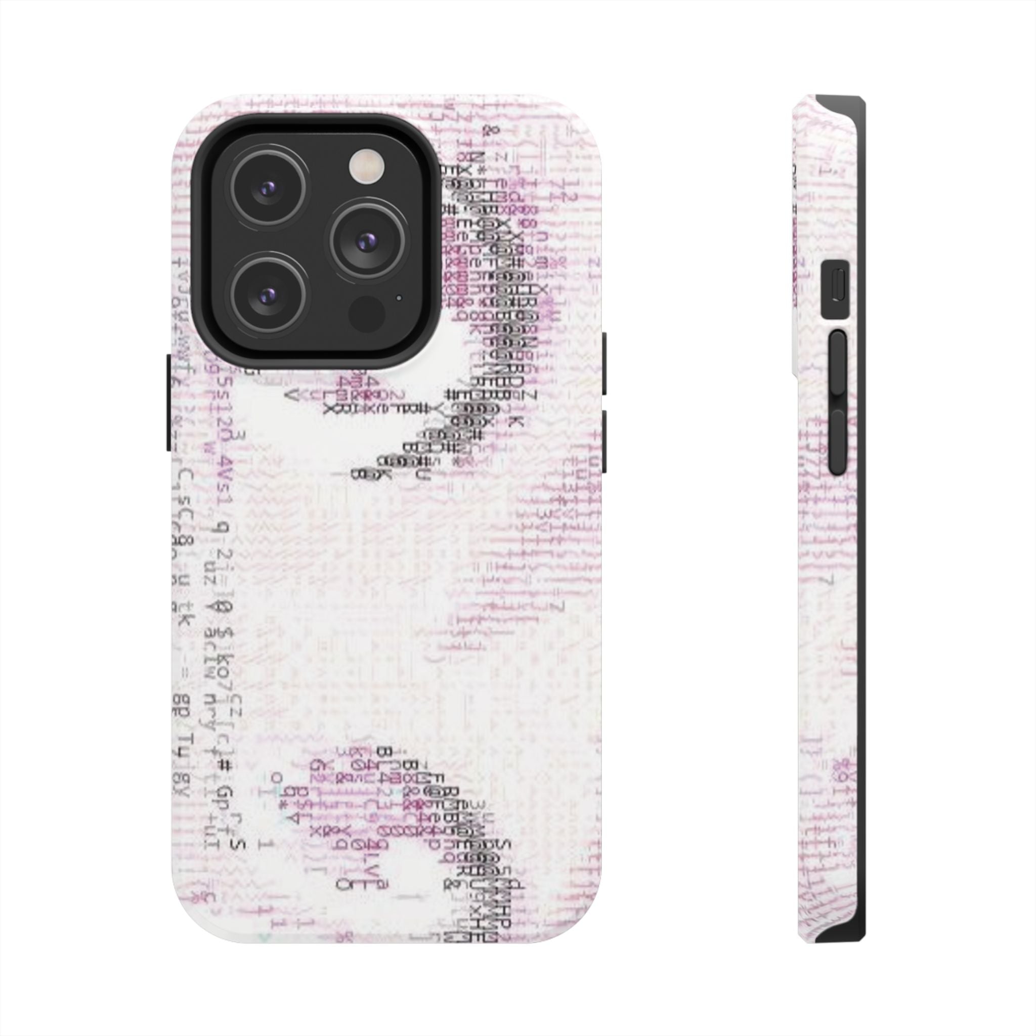 glitch pop phone case