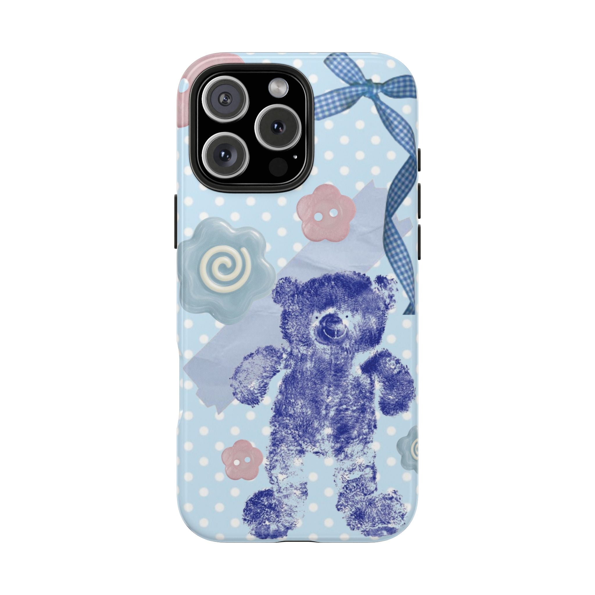 blue bear phone case