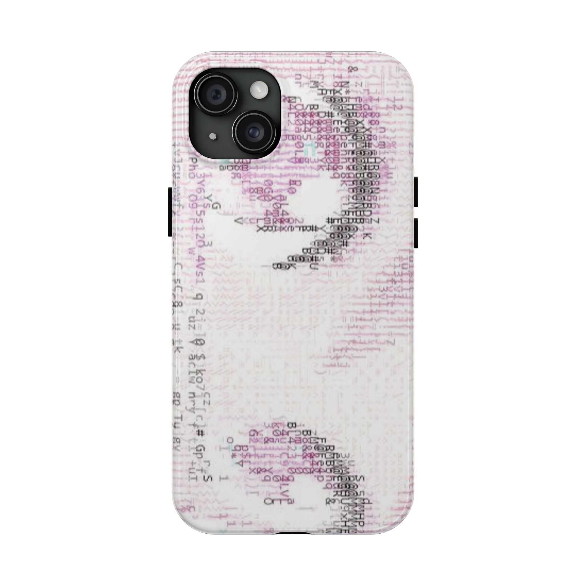 glitch pop phone case