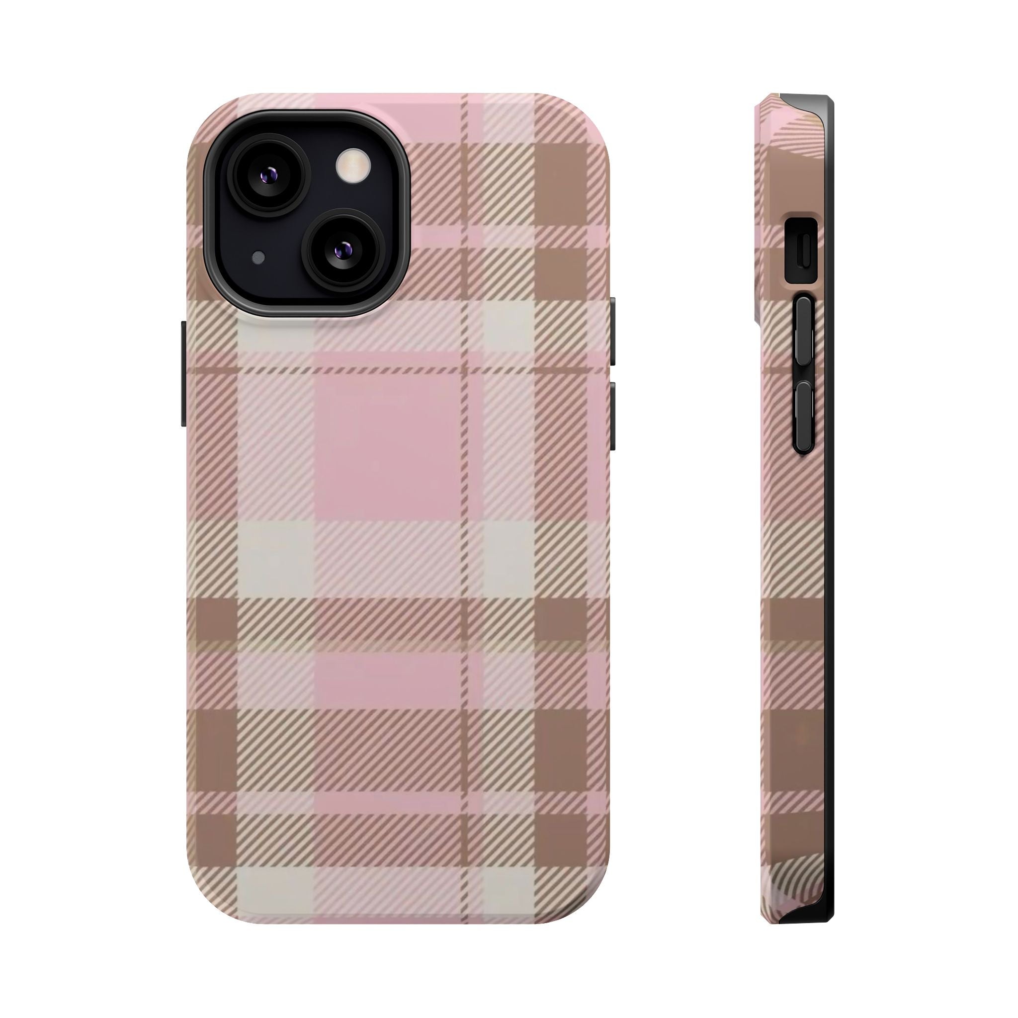 plaid magsafe phone case