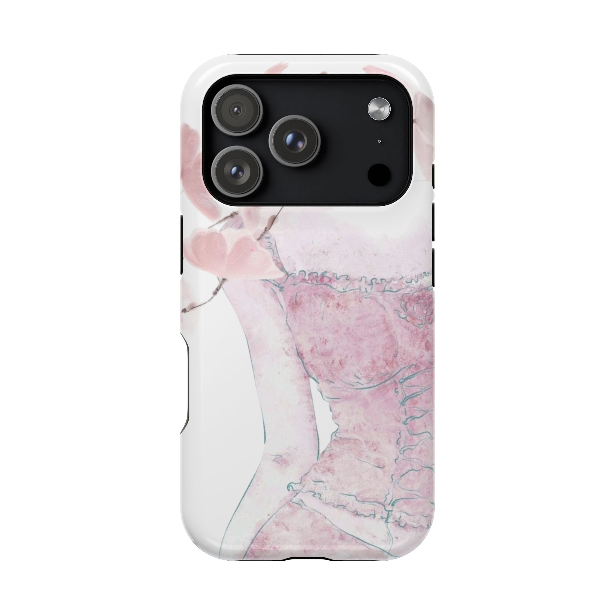 cherry blossom magsafe phone case
