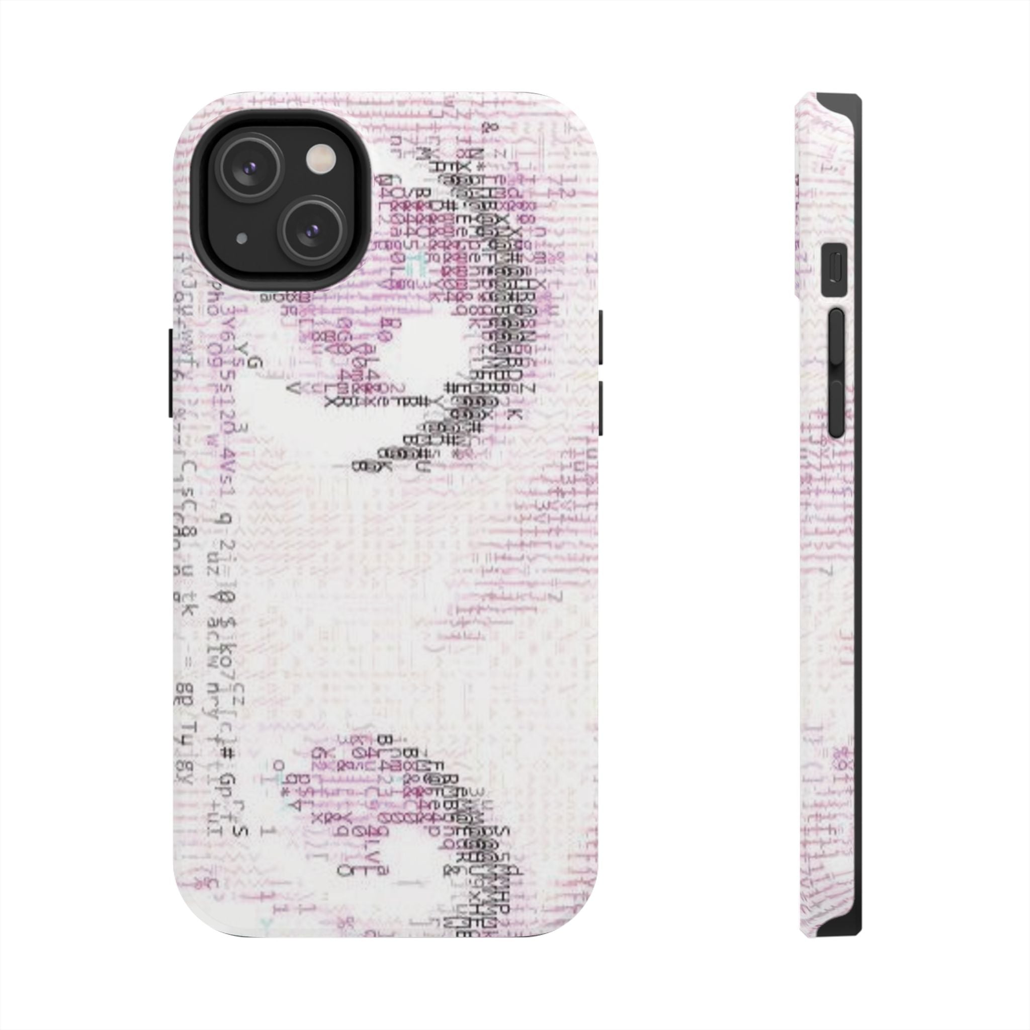 glitch pop phone case