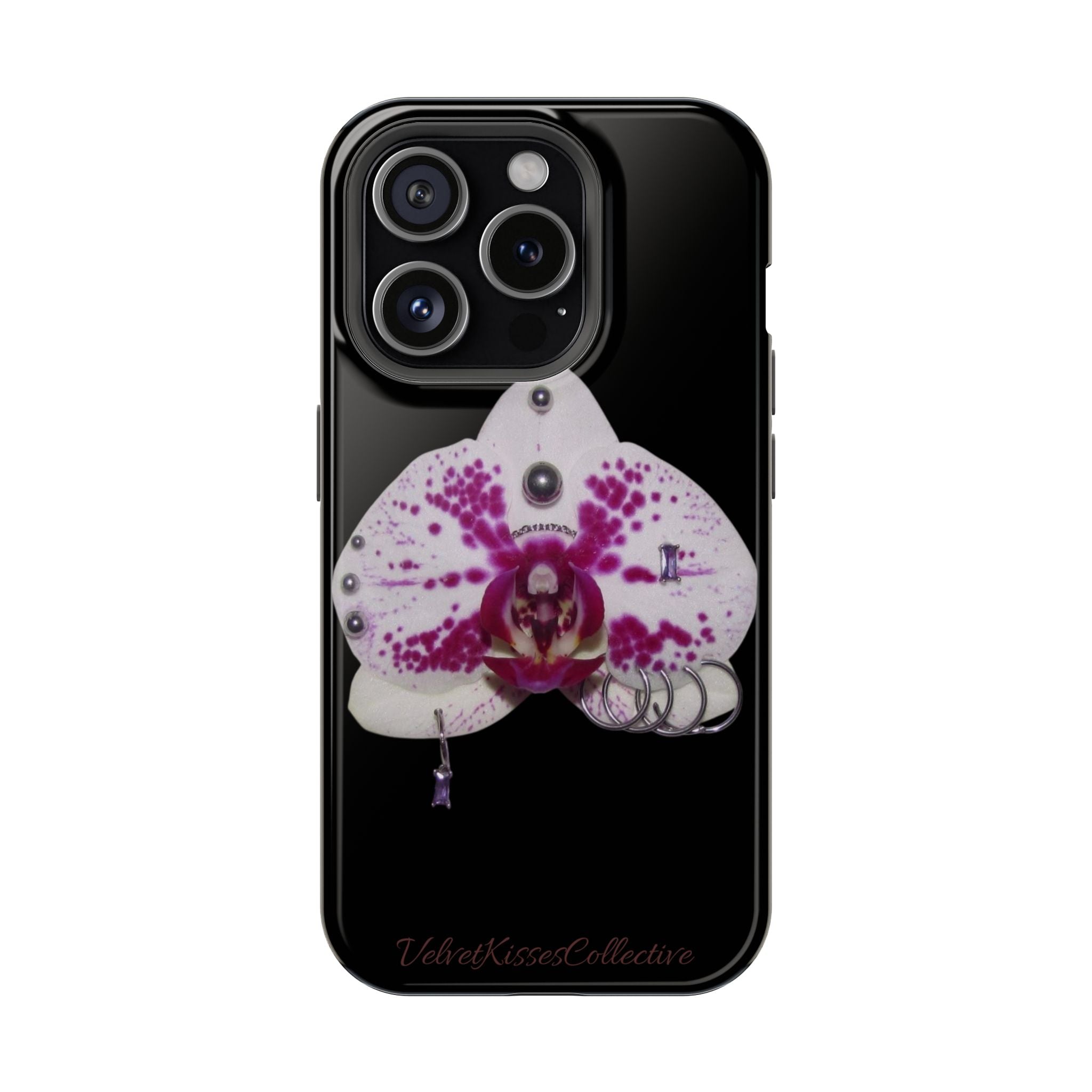 orchid magsafe phone case