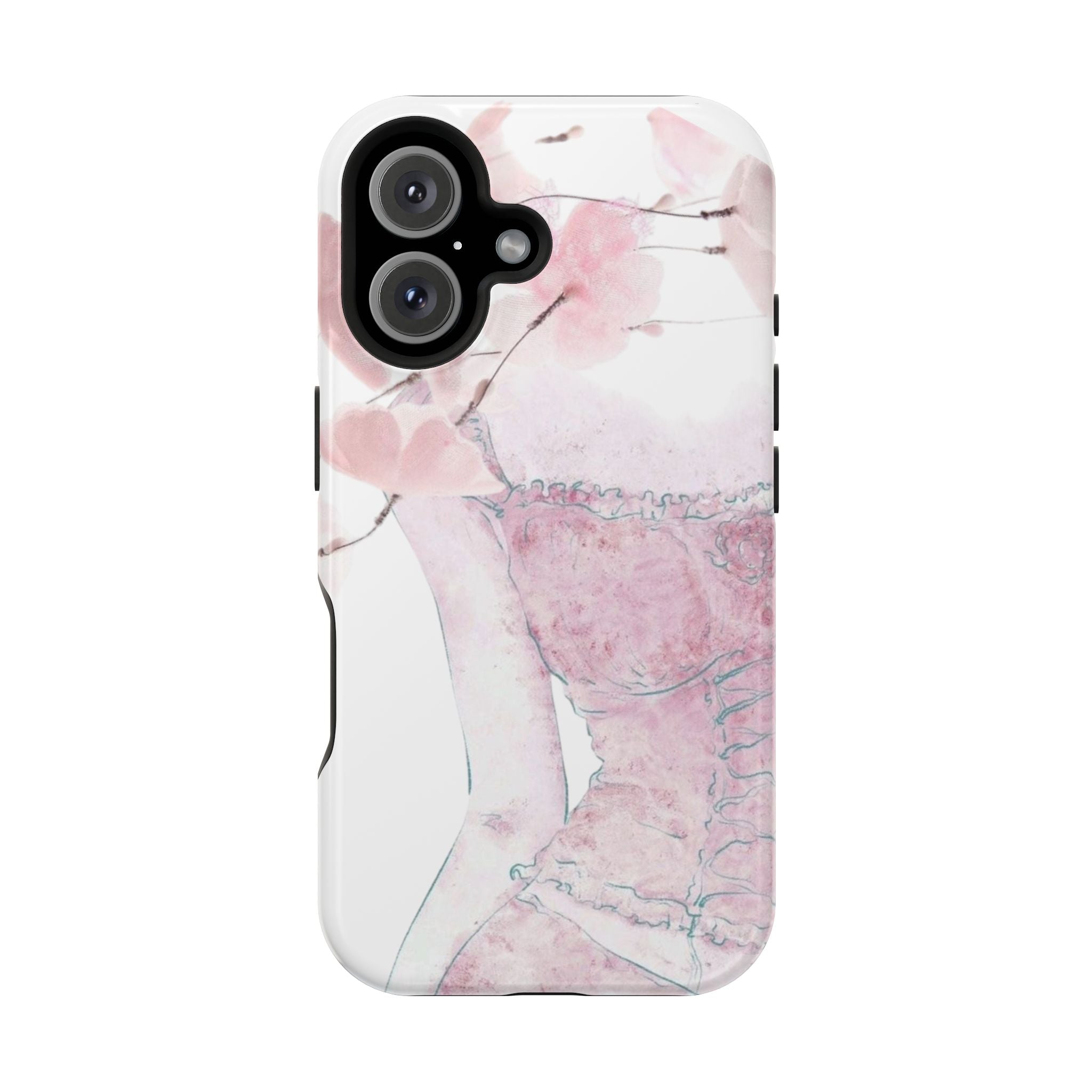 cherry blossom magsafe phone case