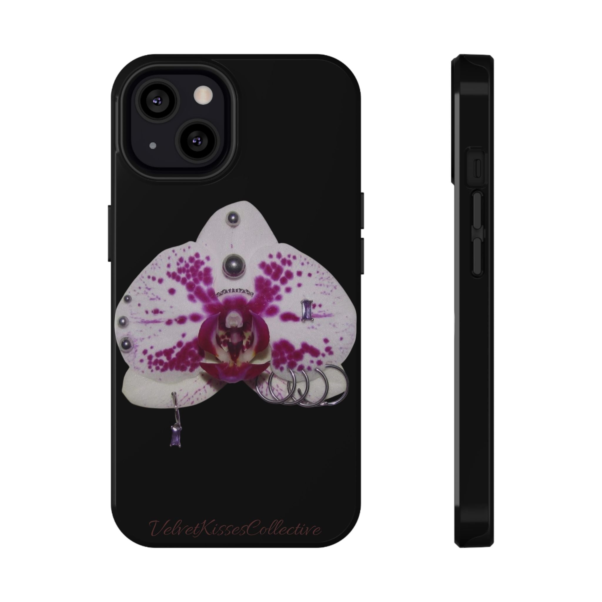 orchid magsafe phone case