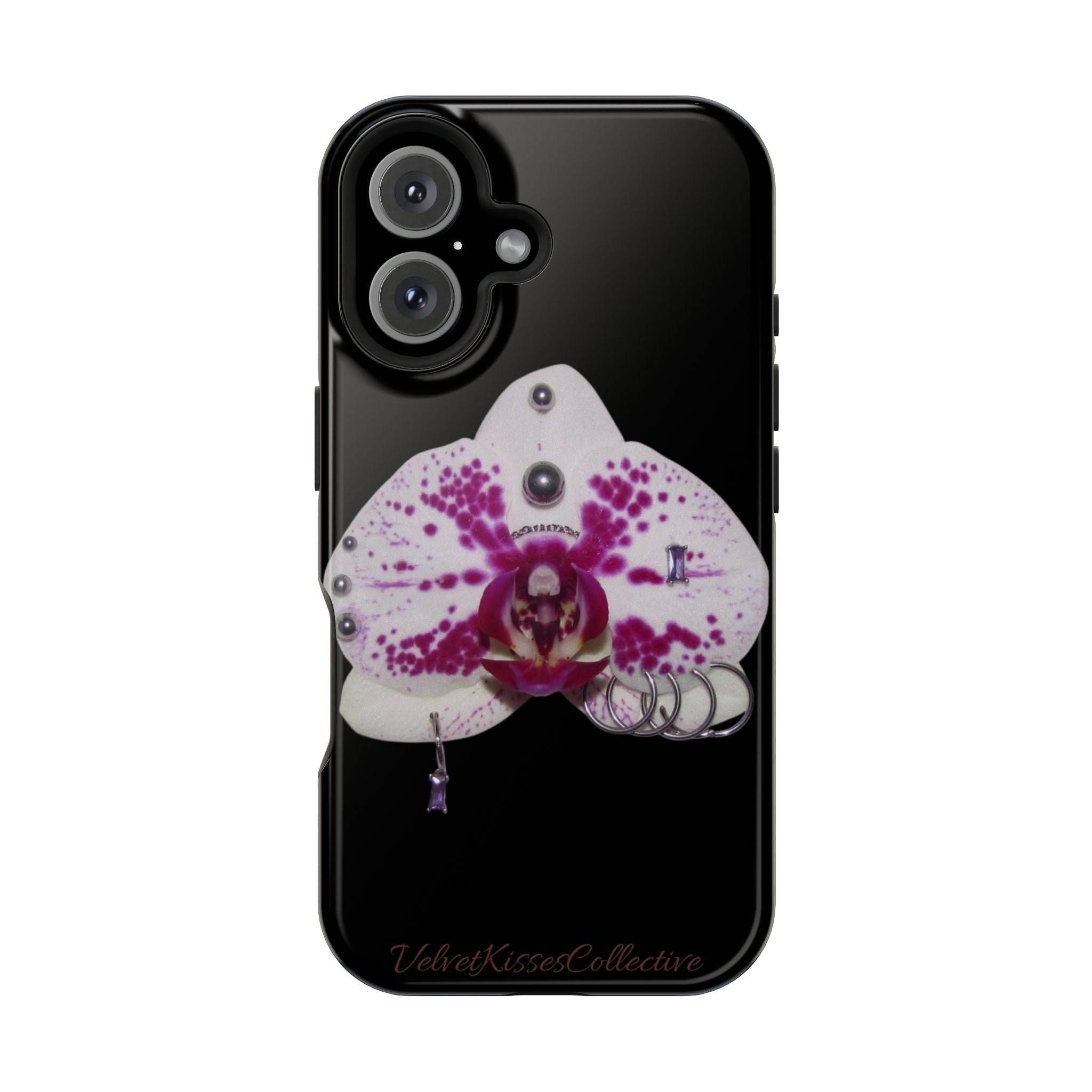 orchid magsafe phone case