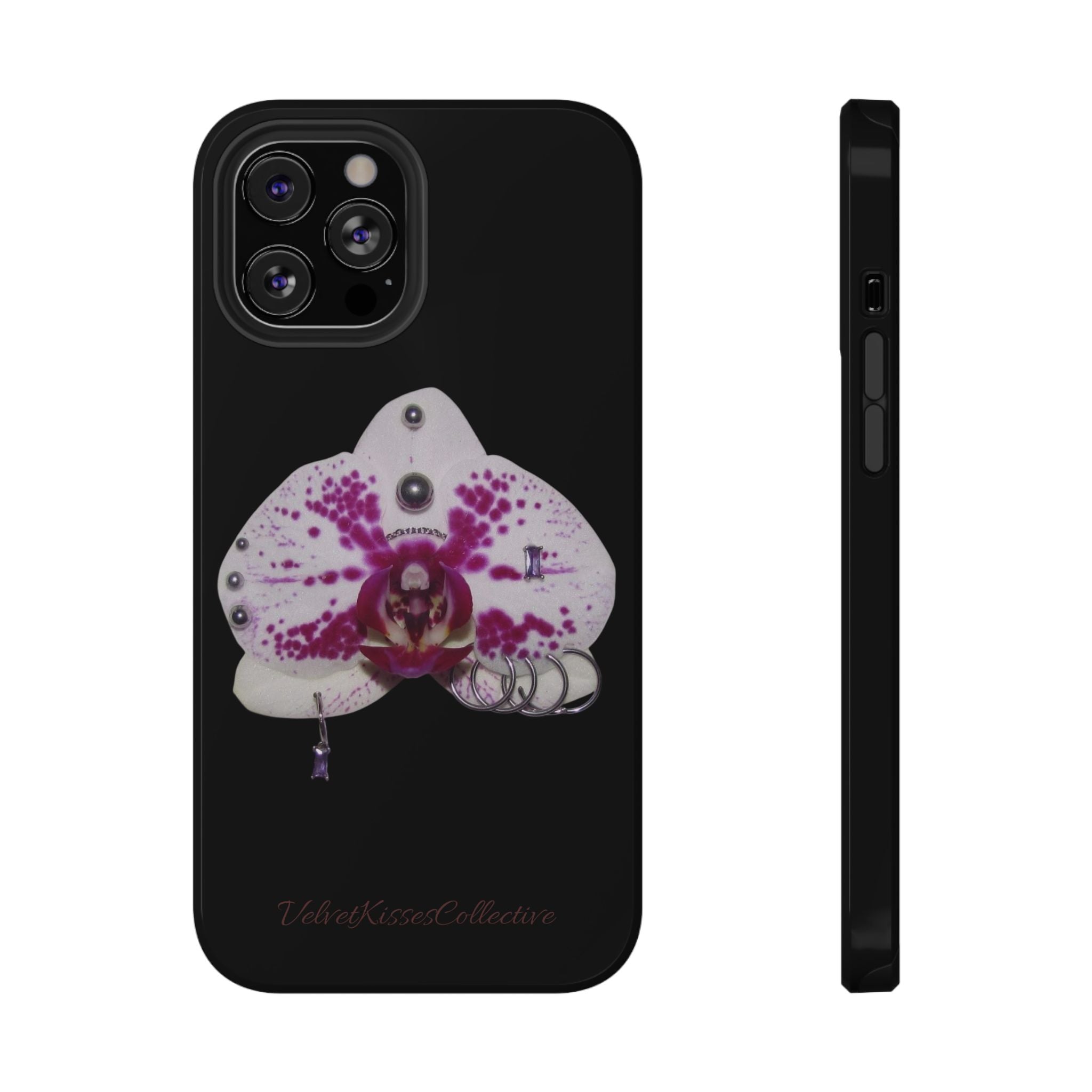 orchid magsafe phone case
