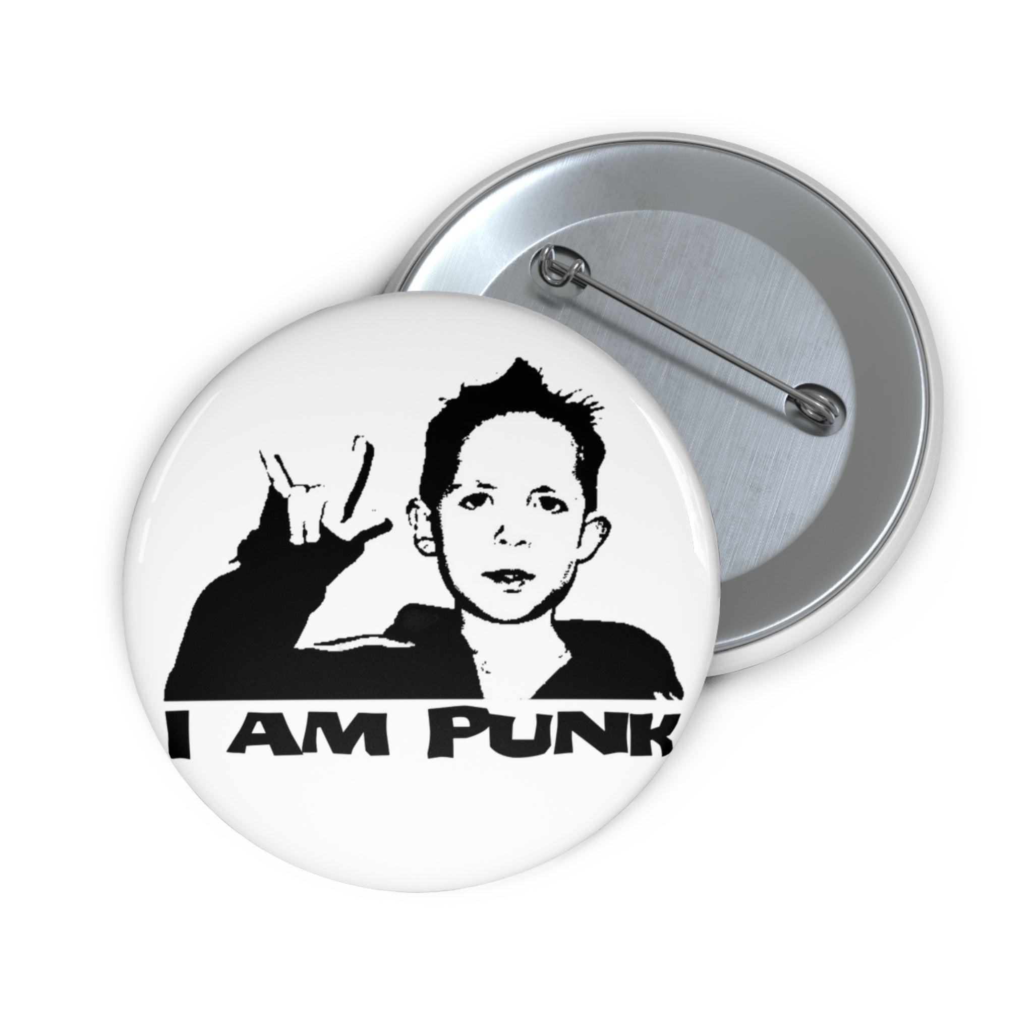 punk pin button
