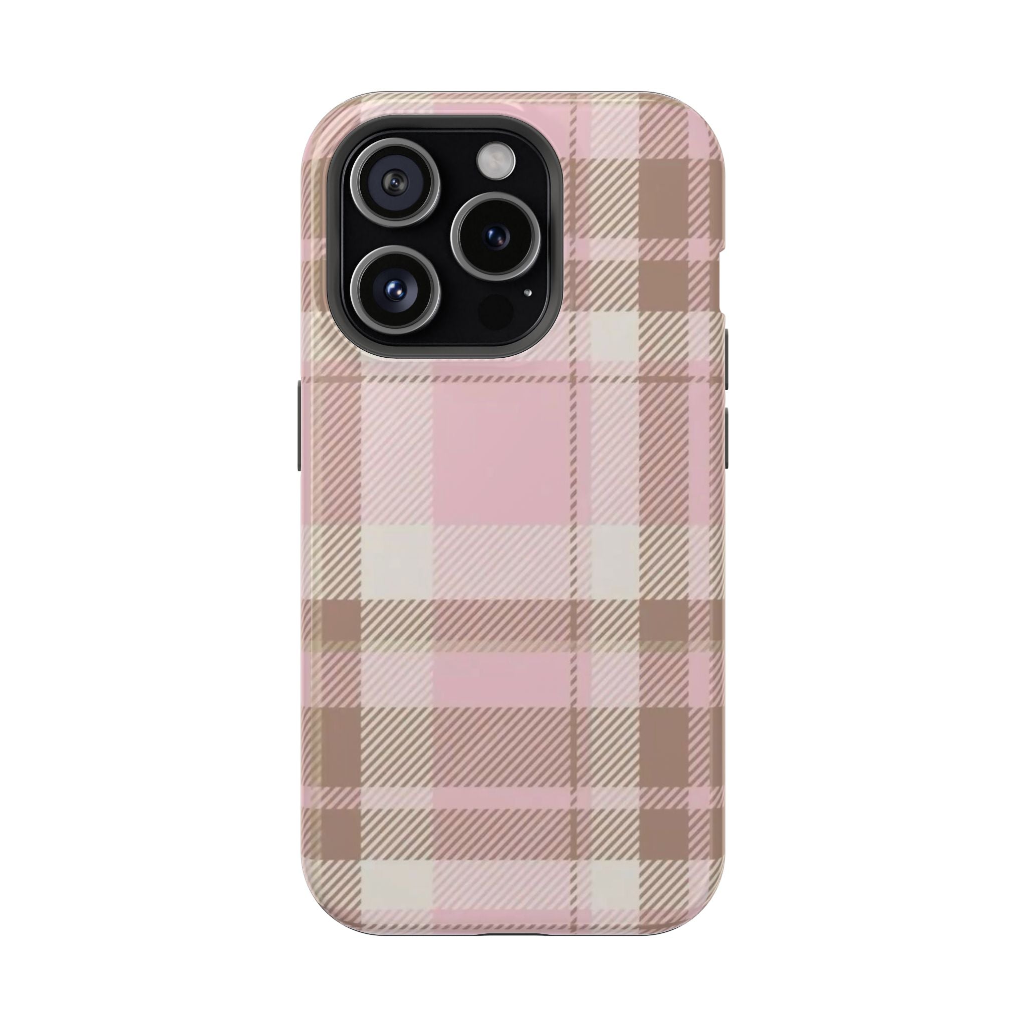 plaid magsafe phone case