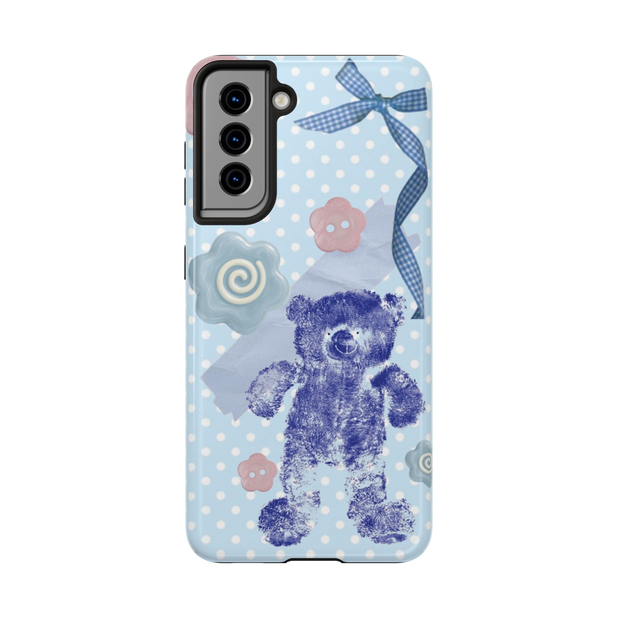 blue bear phone case