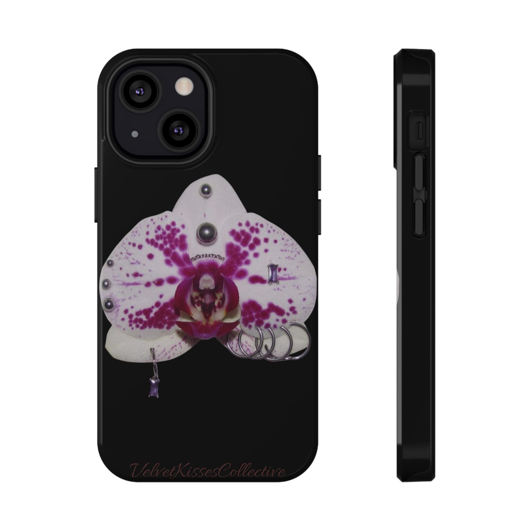 orchid magsafe phone case
