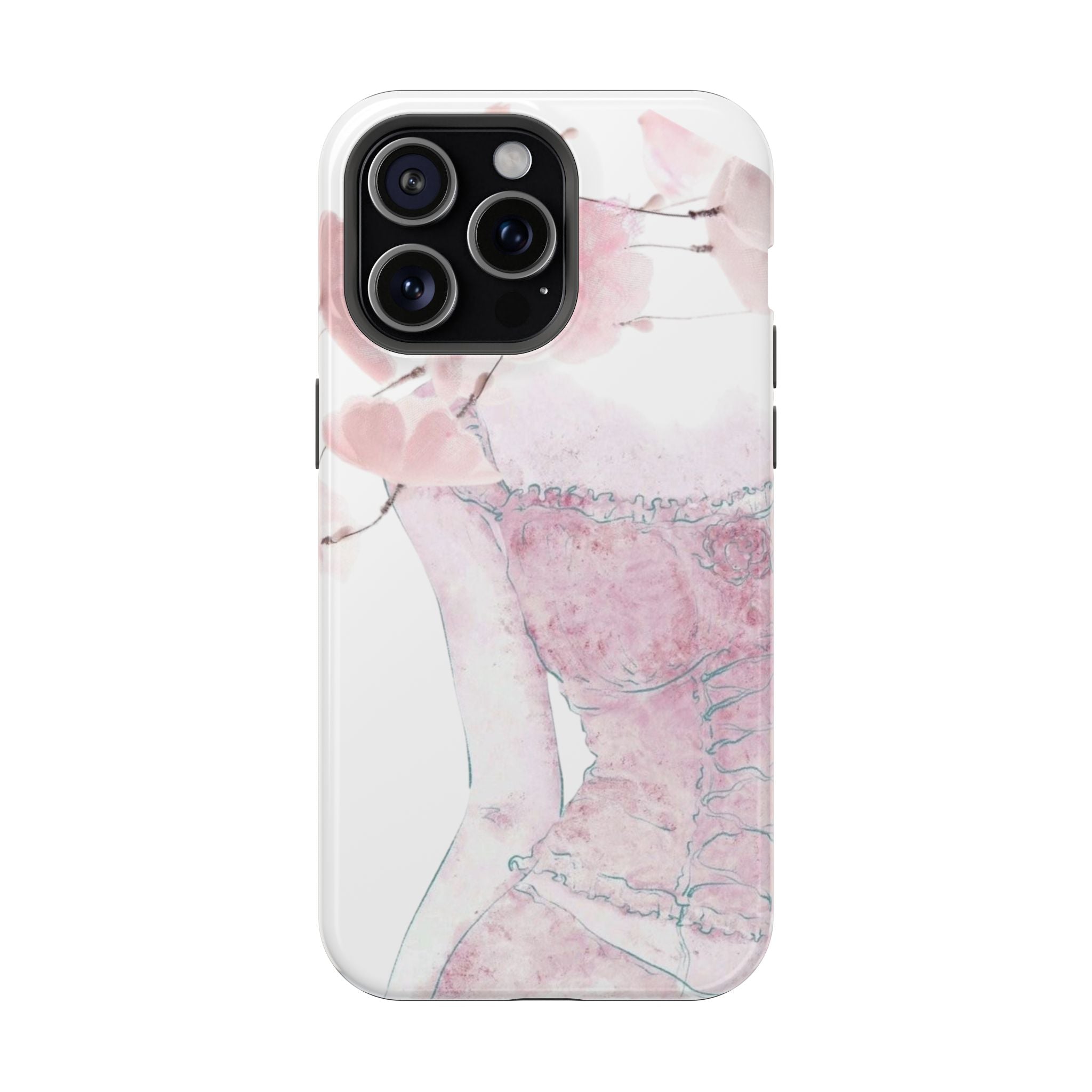 cherry blossom magsafe phone case