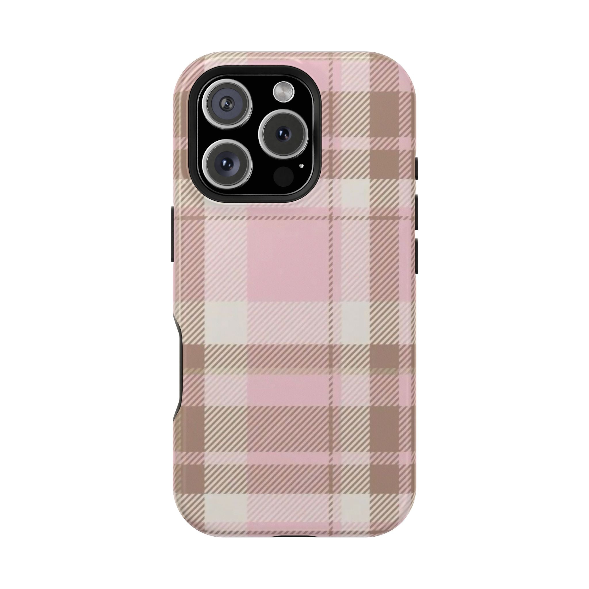 plaid magsafe phone case