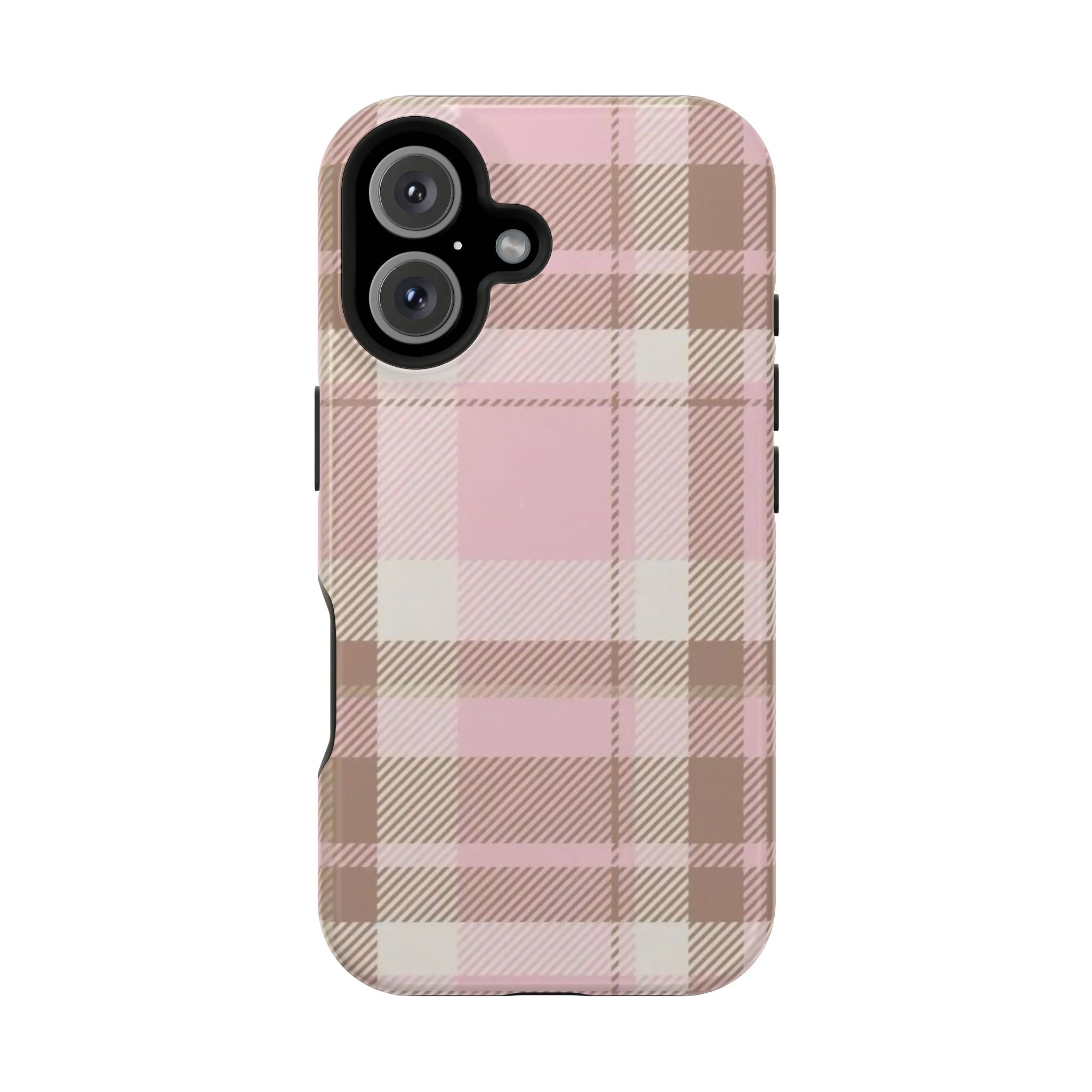 plaid magsafe phone case