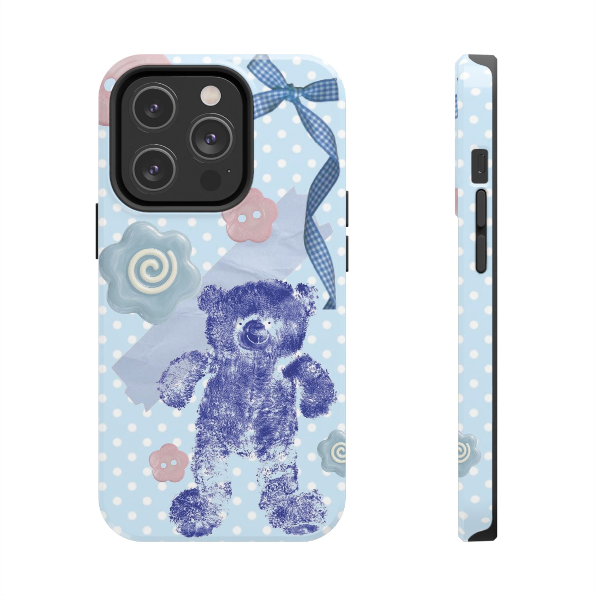 blue bear phone case