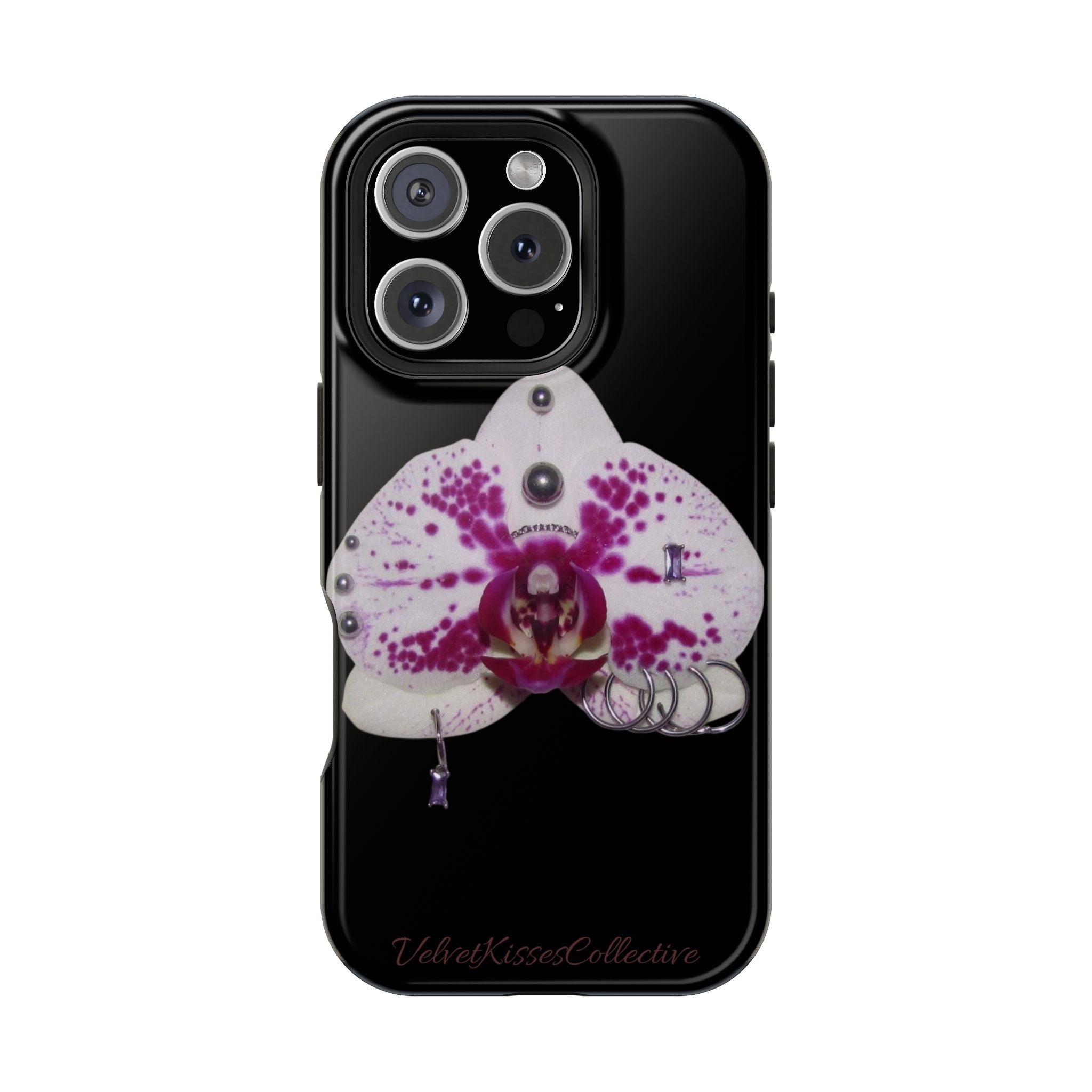 orchid magsafe phone case