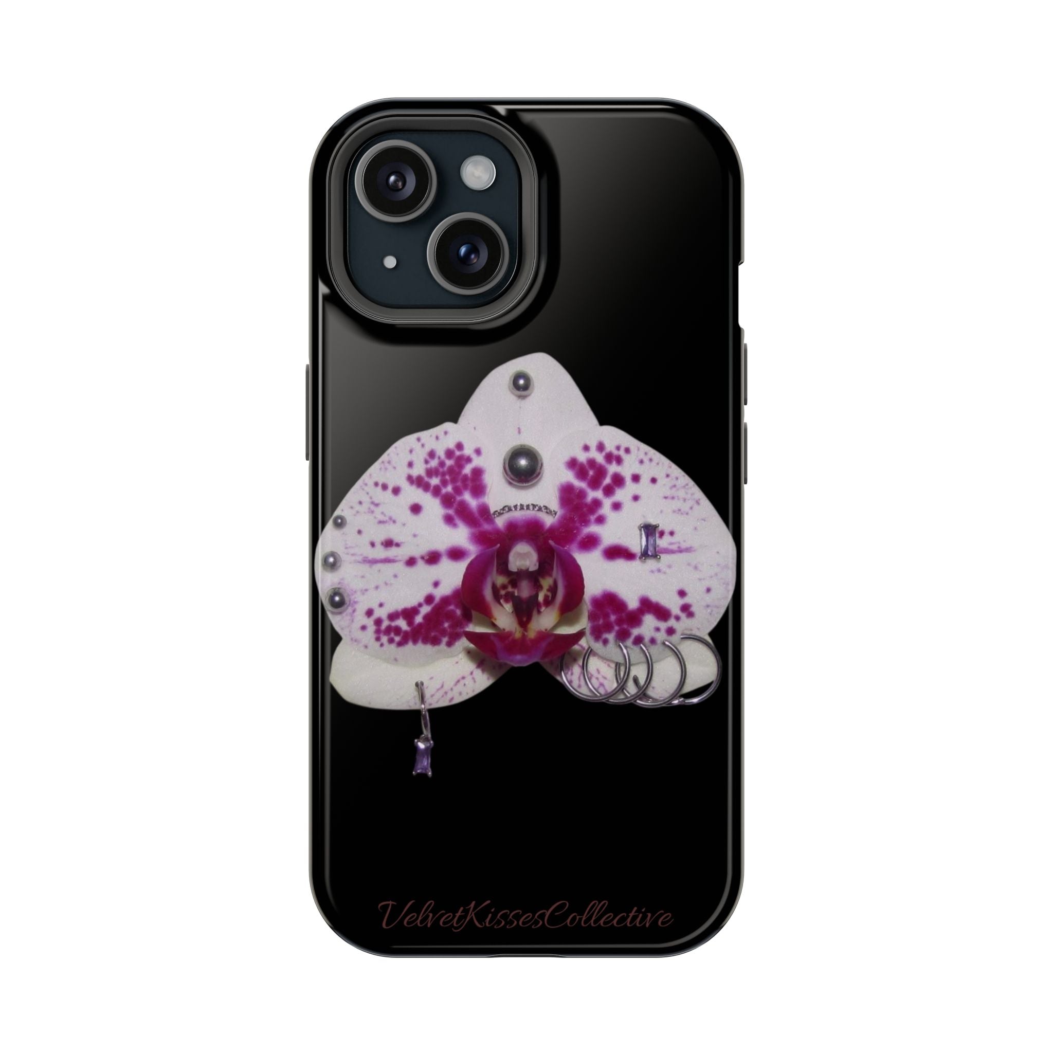 orchid magsafe phone case