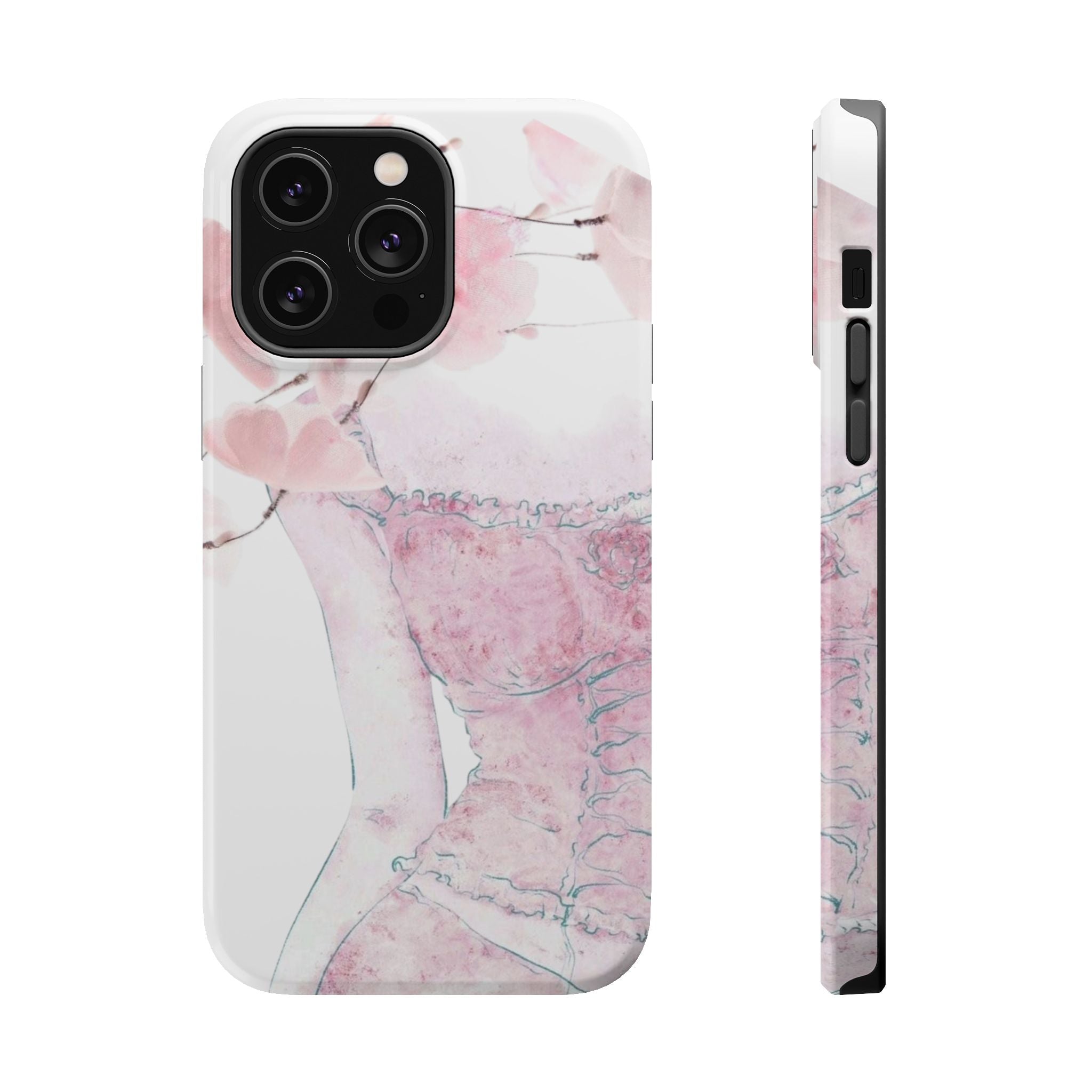 cherry blossom magsafe phone case