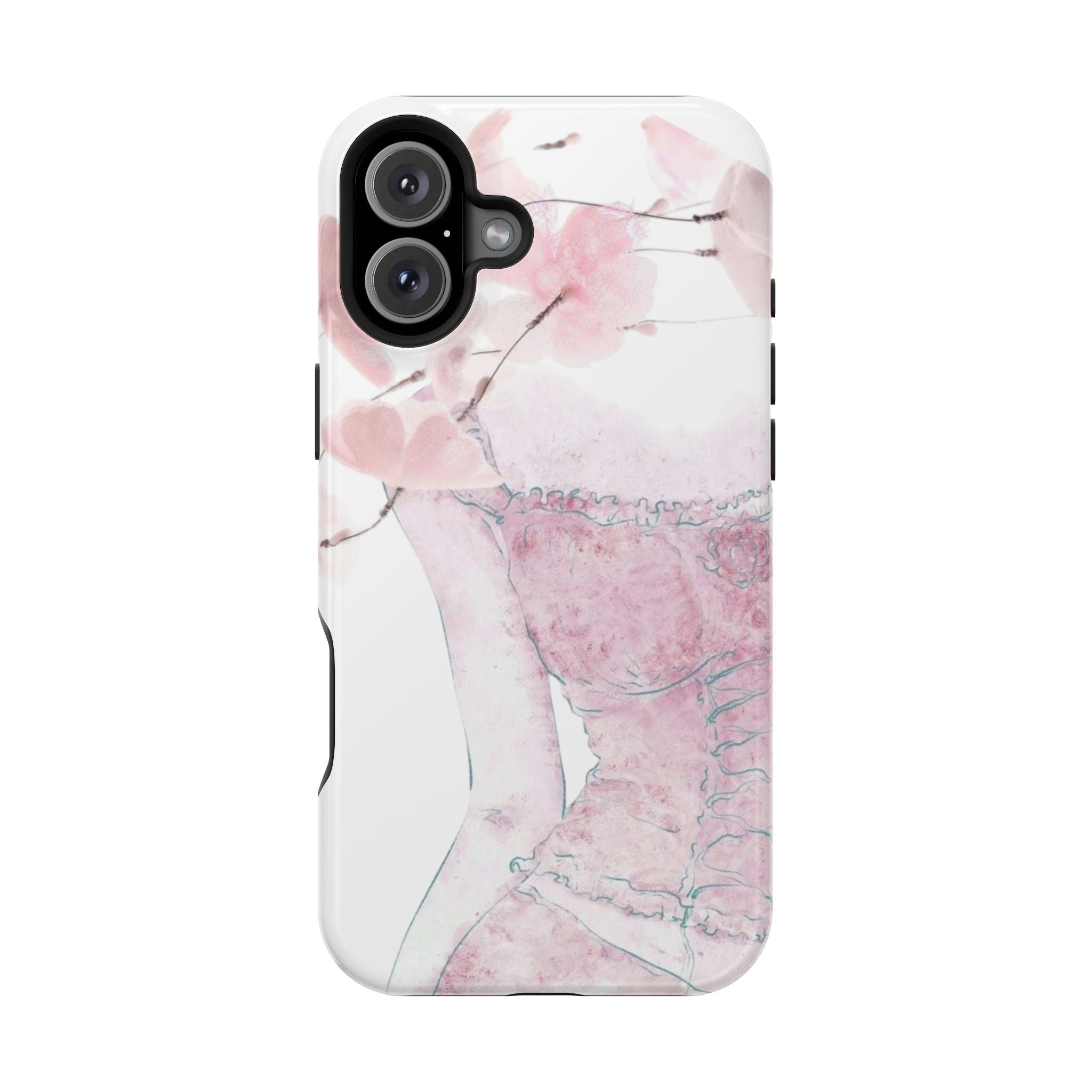 cherry blossom magsafe phone case
