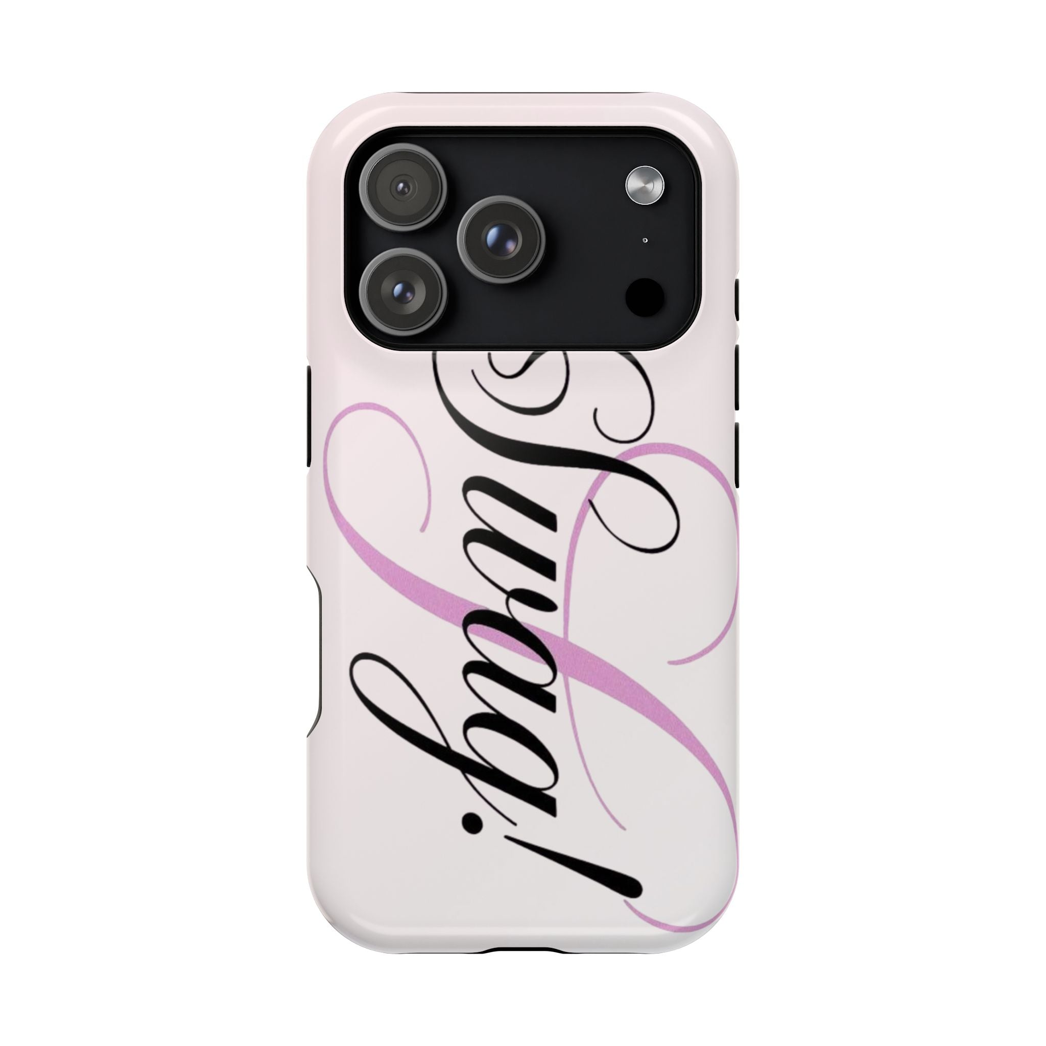 cursive phone case