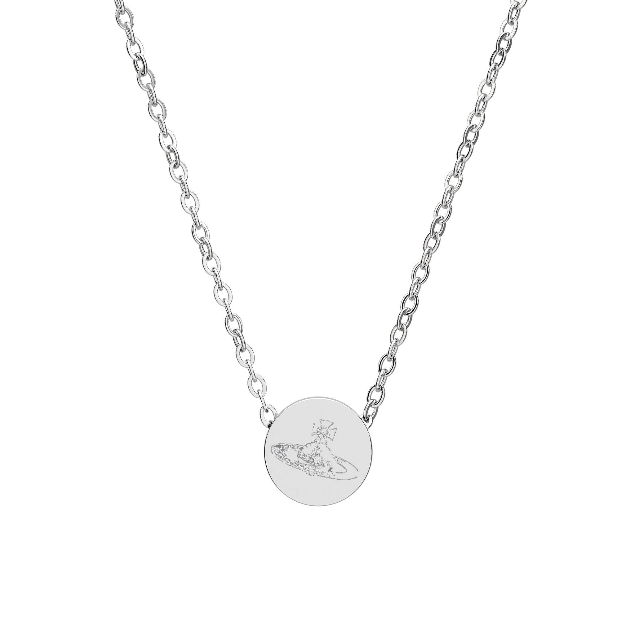 westwood mini engraved necklace