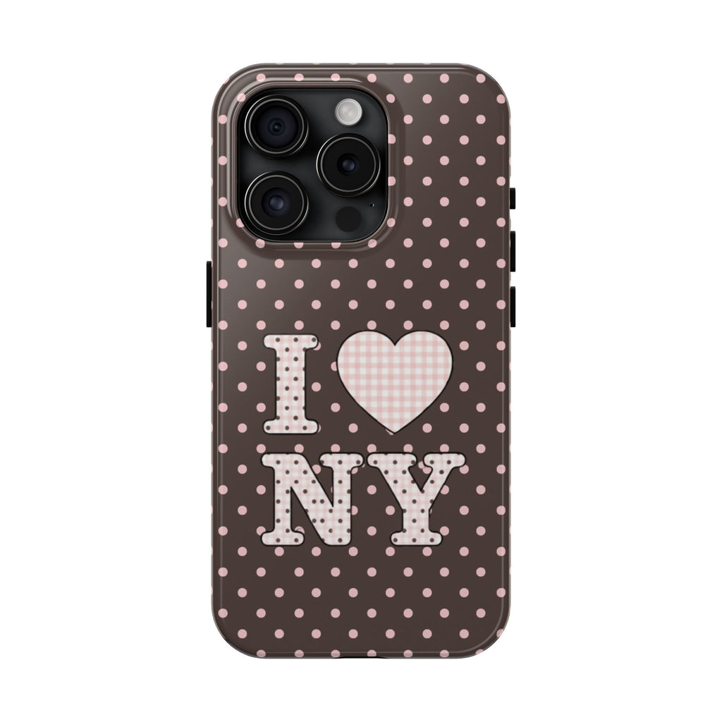 polkadot ny phone case