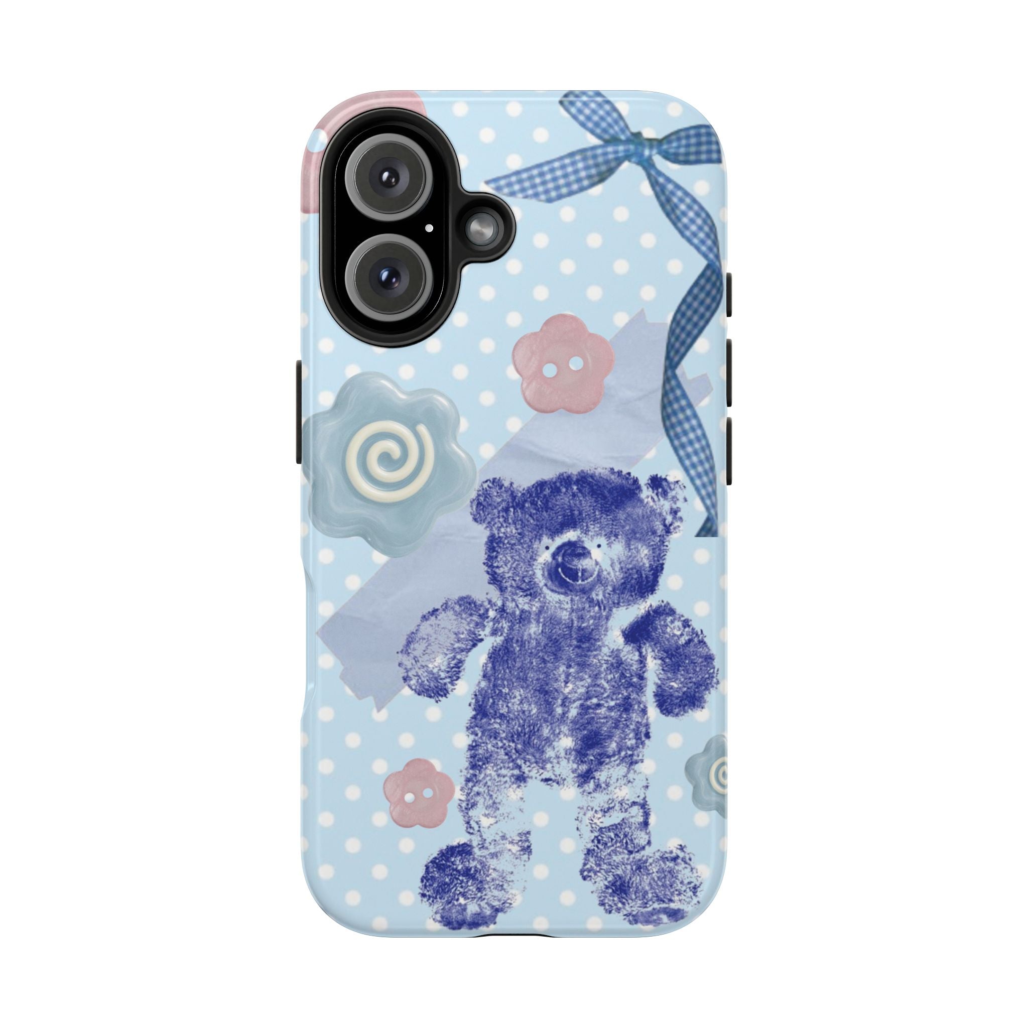 blue bear phone case