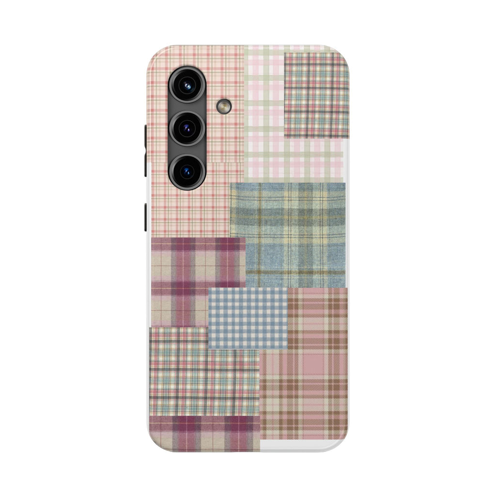 plaid gal phone case