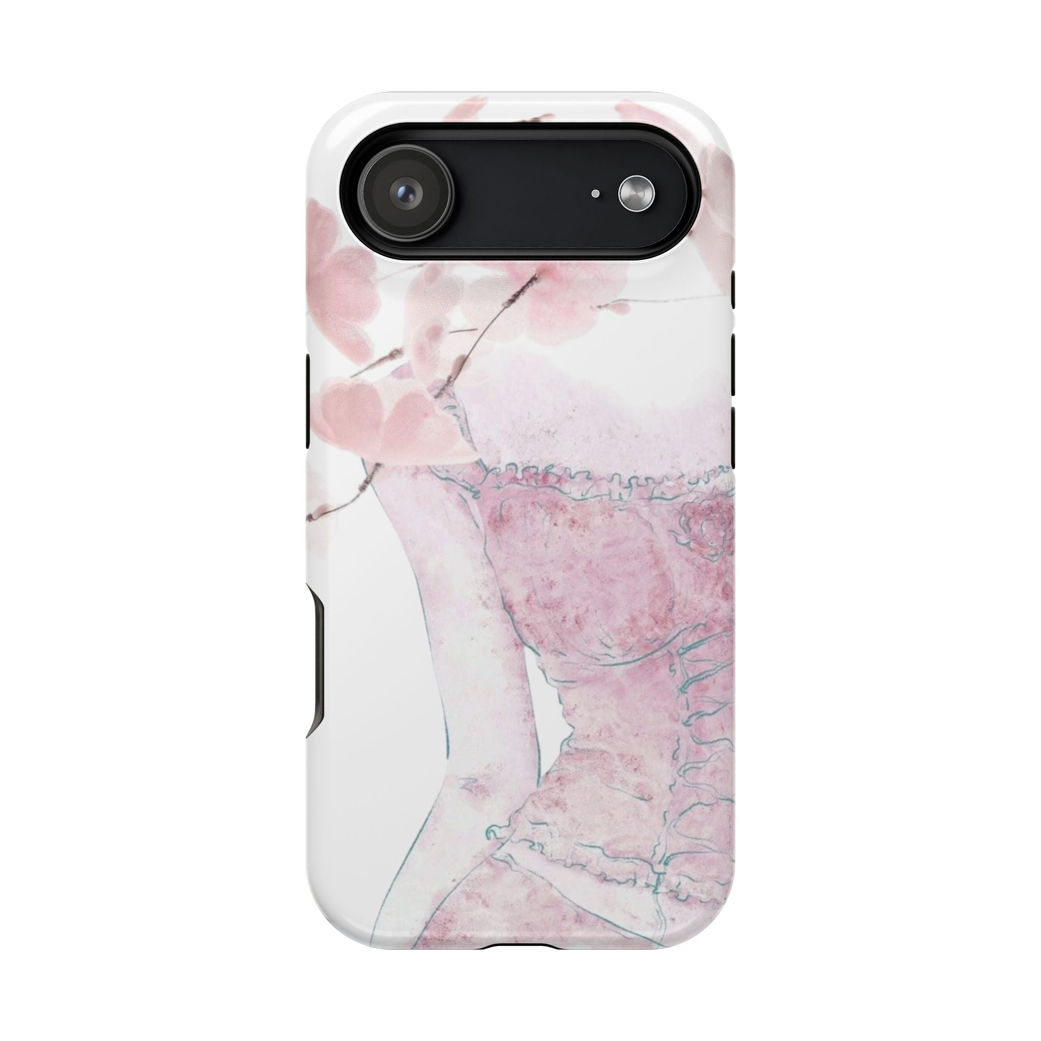 cherry blossom magsafe phone case