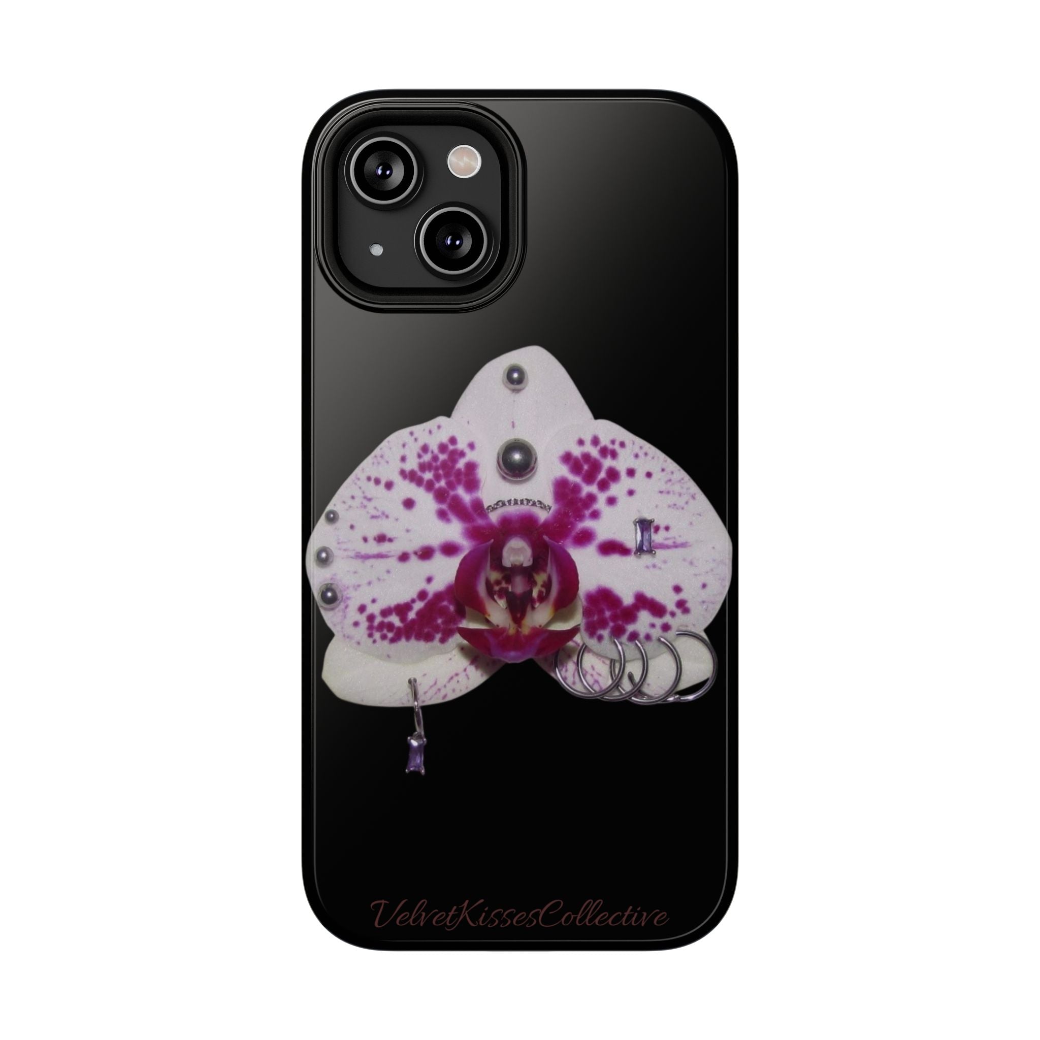 orchid magsafe phone case