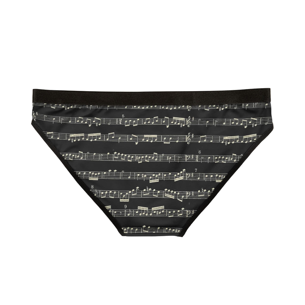 music notes womens briefs