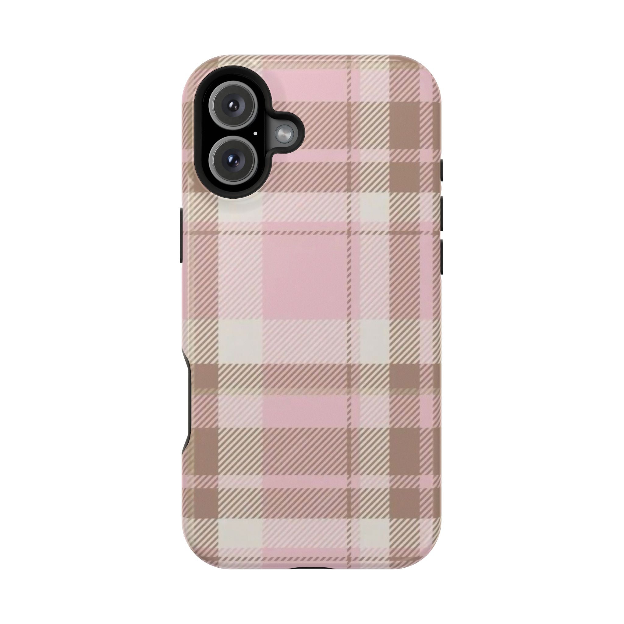 plaid magsafe phone case
