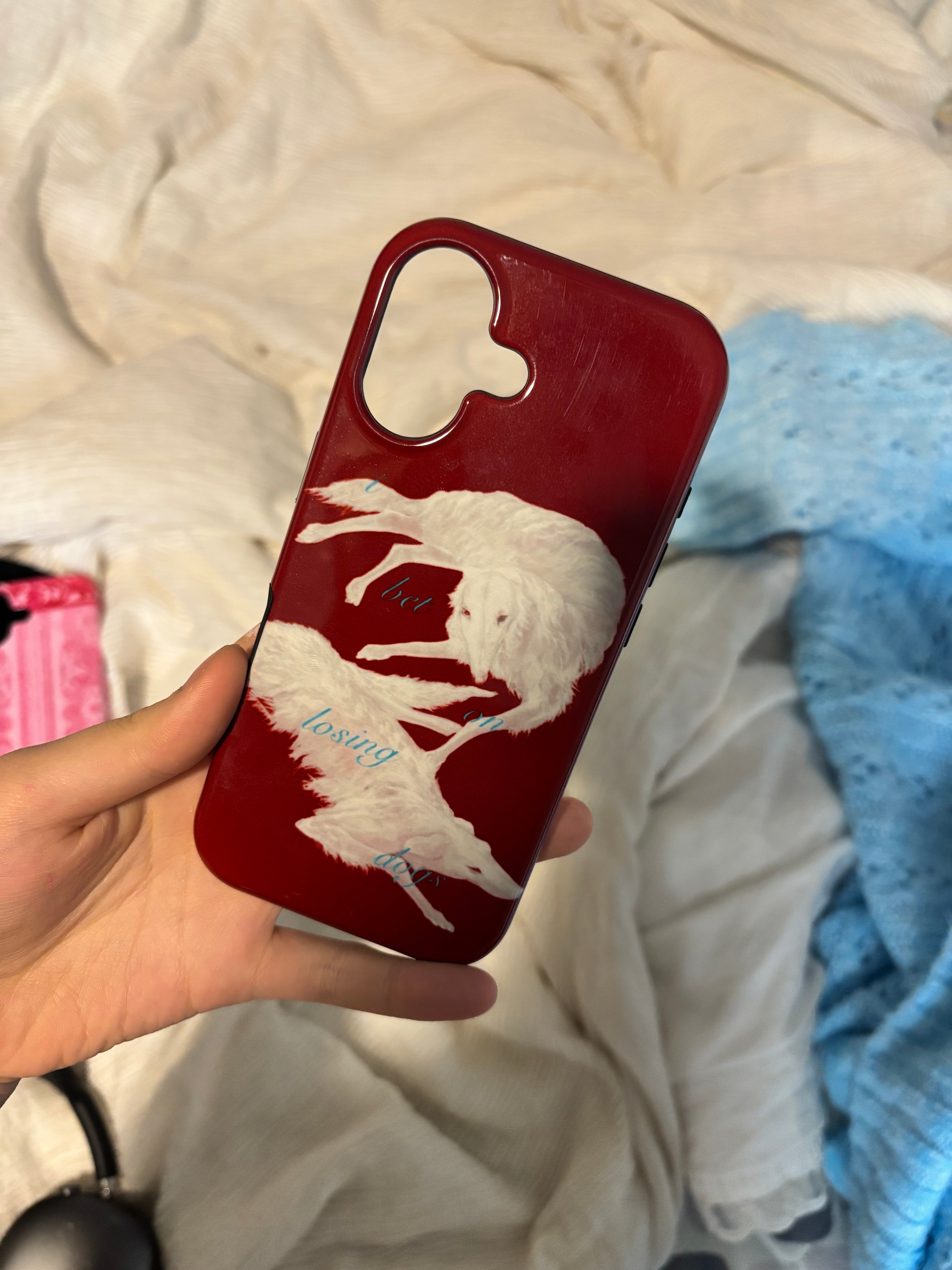 bet on losing dogs phone case